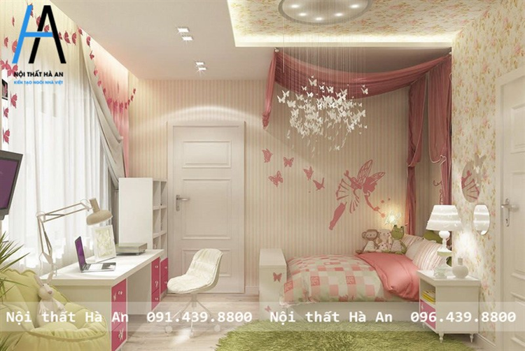 Thiết kế nội thất phòng ngủ nhỏ 6m2